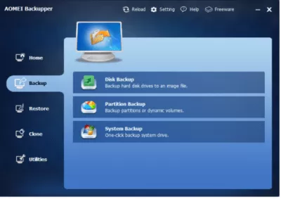 Скриншот приложения AOMEI Backupper - №3