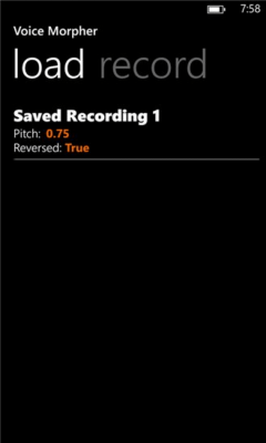 Скриншот приложения Voice Morpher - №4