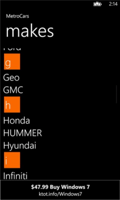 Скриншот приложения MetroCars - №3