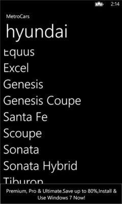 Скриншот приложения MetroCars - №4
