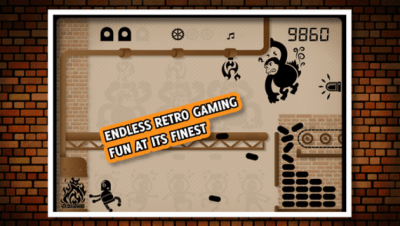 Скриншот приложения Monkey Labour - 80s handheld LCD retro game - №9