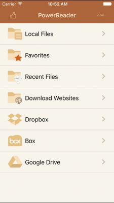 Скриншот приложения PowerReader – Document & Book Reader - №5