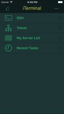 Скриншот приложения iTerminal - №5
