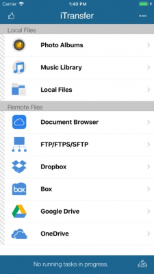 Скриншот приложения iTransfer Pro - №1