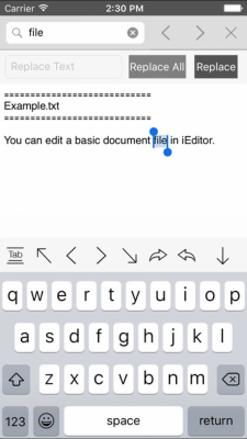Скриншот приложения iEditor Pro - №3