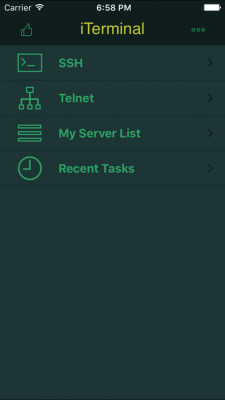 Скриншот приложения iTerminal Pro - №3