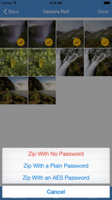 Скриншот приложения iZip Pro for iPhone – Zip Unzip Unrar - №1