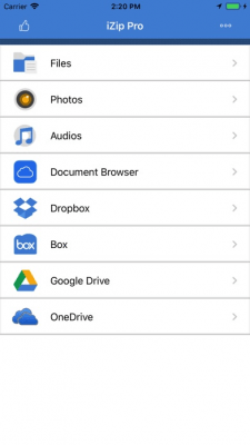 Скриншот приложения iZip Pro for iPhone – Zip Unzip Unrar - №5