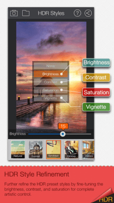 Скриншот приложения Fotor HDR - MultiStyle HDR Camera - №2