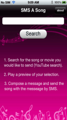 Скриншот приложения SMS A Song - IntCall - №4