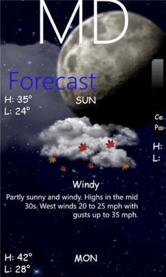 Скриншот приложения Weather Clock - №2