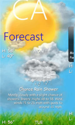 Скриншот приложения Weather Clock - №4