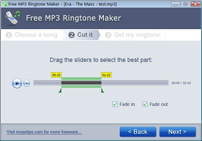 Скриншот приложения Free MP3 Ringtone Maker - №2