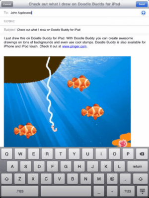 Скриншот приложения Doodle Buddy for iPad - №1