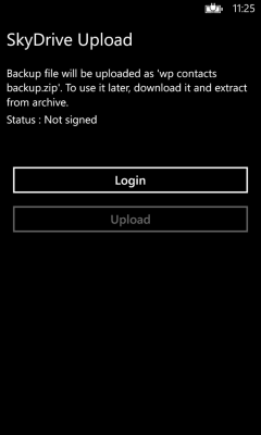 Скриншот приложения Contacts Backup - №4