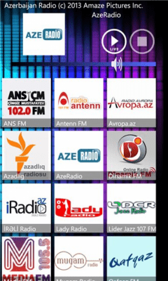 Скриншот приложения Azerbaijan Radio - №6