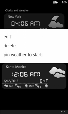 Скриншот приложения Clocks and Weather - №4