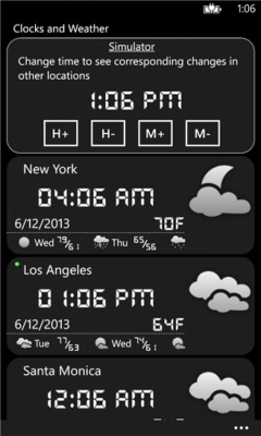 Скриншот приложения Clocks and Weather - №6