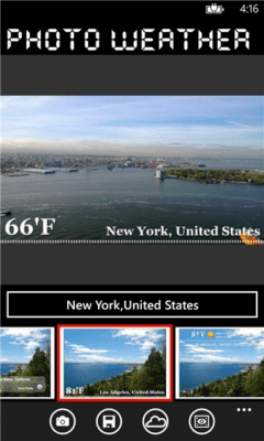 Скриншот приложения Photo Weather - №1