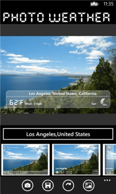 Скриншот приложения Photo Weather - №3