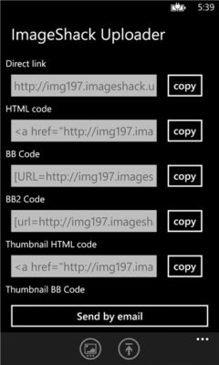 Скриншот приложения ImageShack Uploader - №5