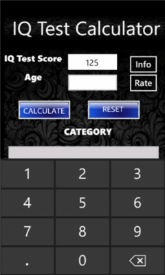 Скриншот приложения IQ Test Calculator - №5