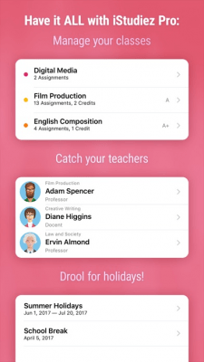 Скриншот приложения iStudiez Pro - №1