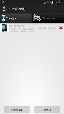 Скриншот приложения Купи дешевле на Aukro, Молотке - №3