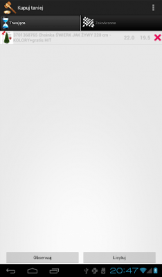 Скриншот приложения Купи дешевле на Aukro, Молотке - №5