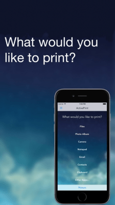 Скриншот приложения ActivePrint - №1