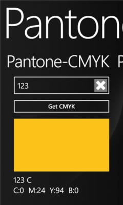 Скриншот приложения Pantone-CMYK - №1