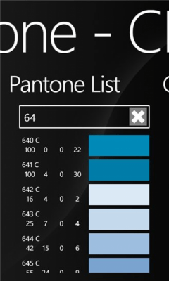 Скриншот приложения Pantone-CMYK - №3
