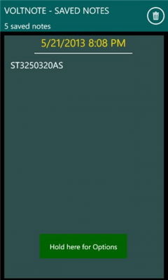 Скриншот приложения VoltNote - №3
