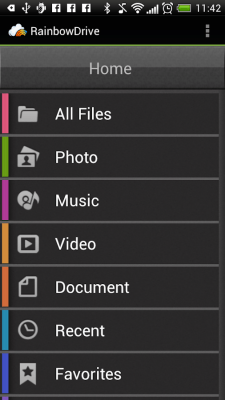 Скриншот приложения RainbowDrive - №9