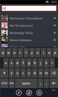 Скриншот приложения Messenger HD - №4
