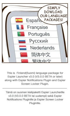 Скриншот приложения Finnish for Espier Apps - №1