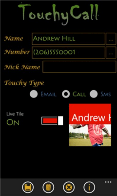 Скриншот приложения TouchyCall - №3