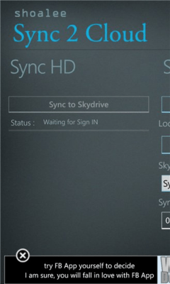 Скриншот приложения Sync 2 Cloud - №1