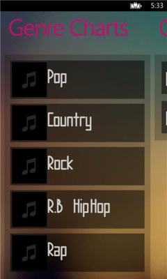 Скриншот приложения Music Charts - №2