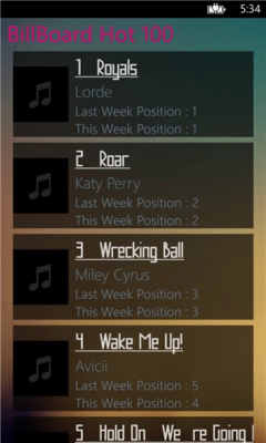 Скриншот приложения Music Charts - №3