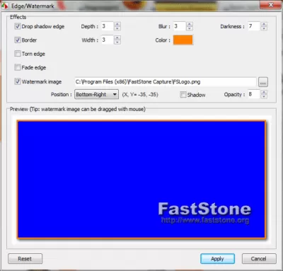 Скриншот приложения FastStone Capture Portable - №3