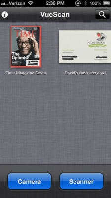 Скриншот приложения VueScan Mobile full - №4