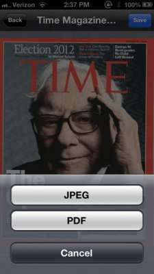Скриншот приложения VueScan Mobile full - №5