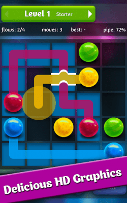 Скриншот приложения Flow Frenzy Bridges - №5