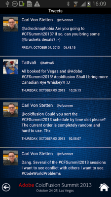 Скриншот приложения CFSummit2013 - №7