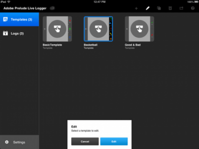 Скриншот приложения Adobe Prelude Live Logger - №3