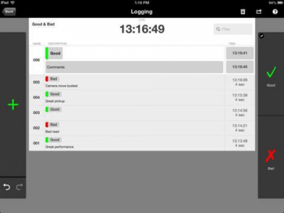 Скриншот приложения Adobe Prelude Live Logger - №4