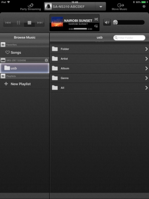 Скриншот приложения Network Audio Remote - №4