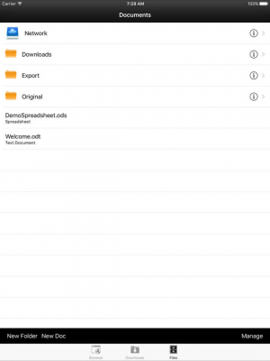 Скриншот приложения Documents Unlimited Suite for iPad - №3