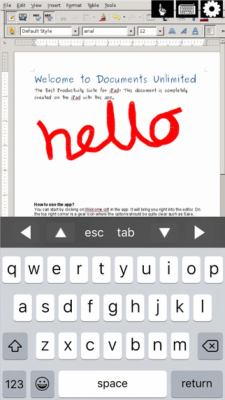 Скриншот приложения Documents Unlimited Office & PDF Editor Apps Pro for iPhone - №1